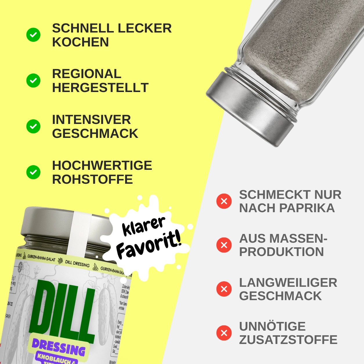 Dill & Zitrone Dressing