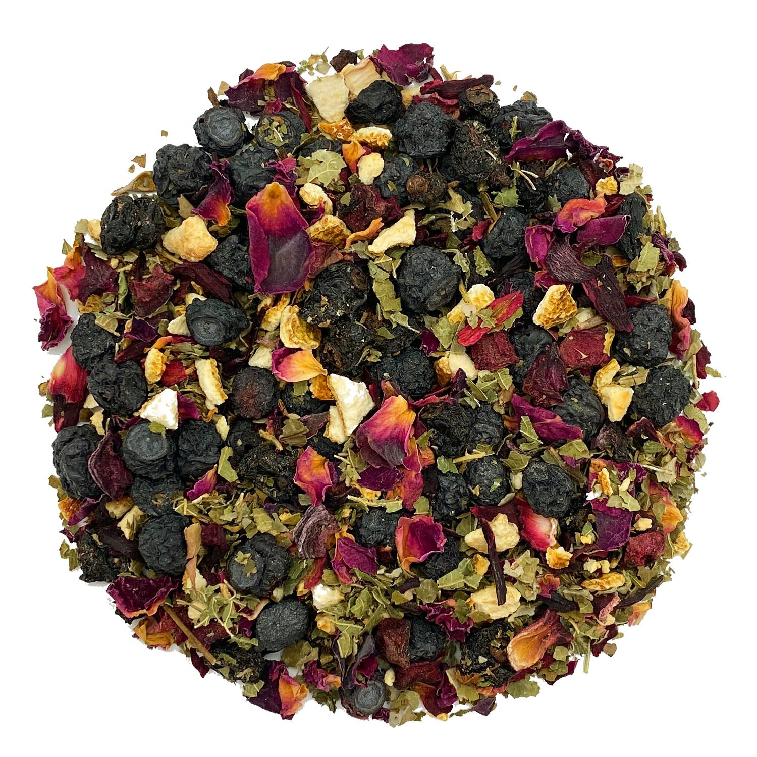 Blueberry & Rose Tee Blaubeere