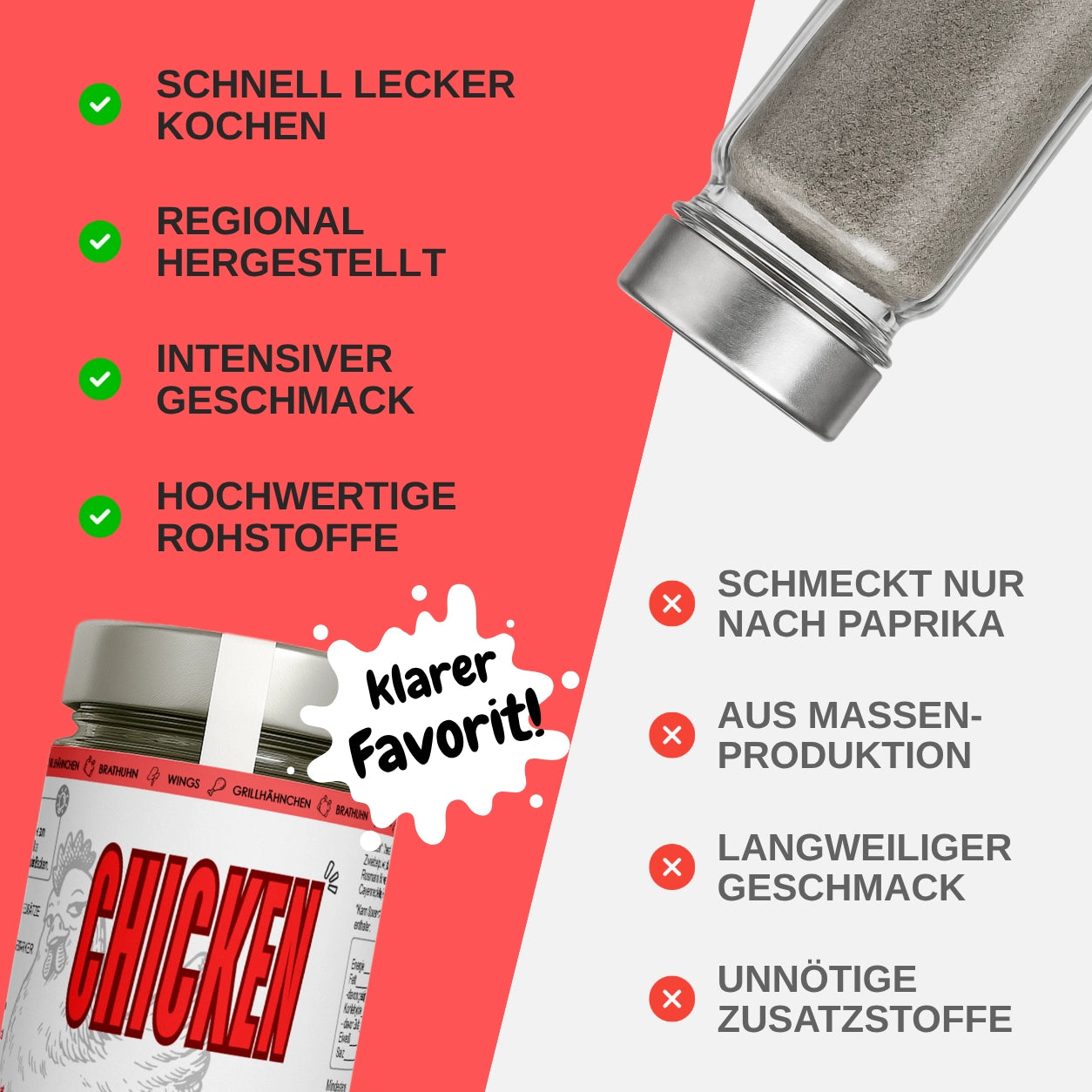 Chicken Geflügel Gewürz