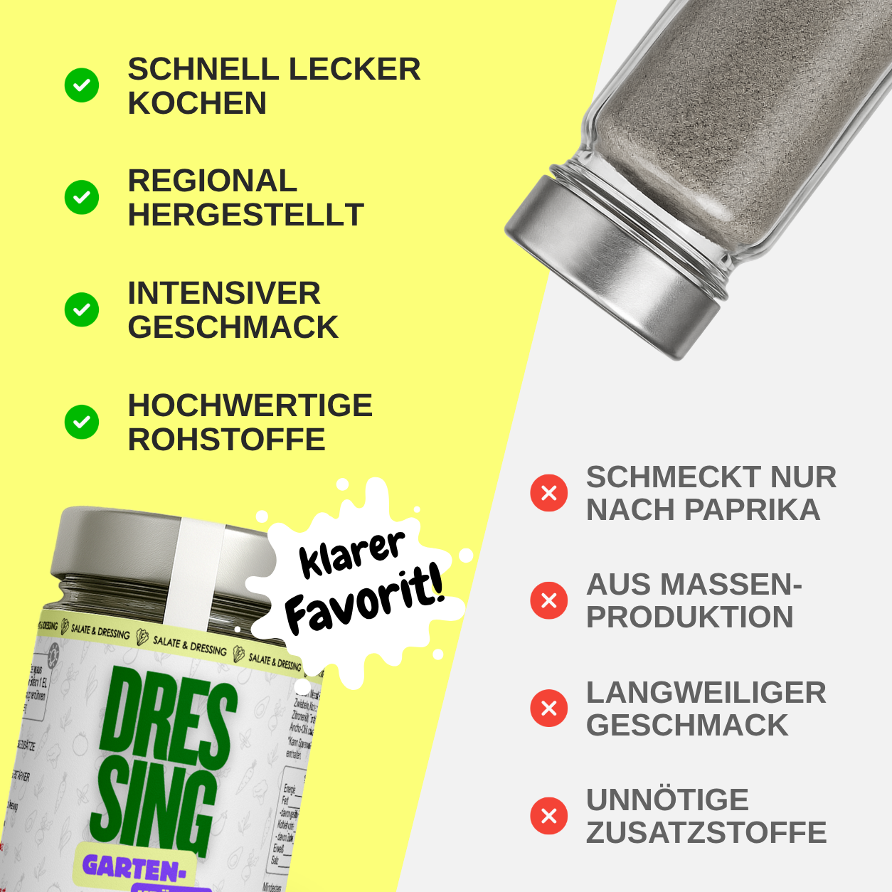 Gartenkräuter Dressing