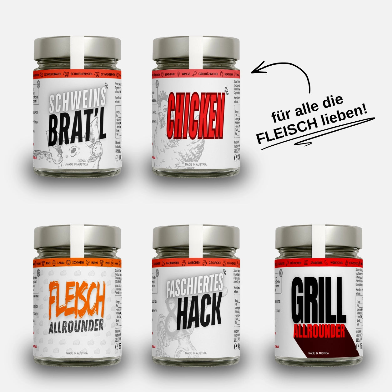 Fleisch-Tiger⎪Gewürz Set