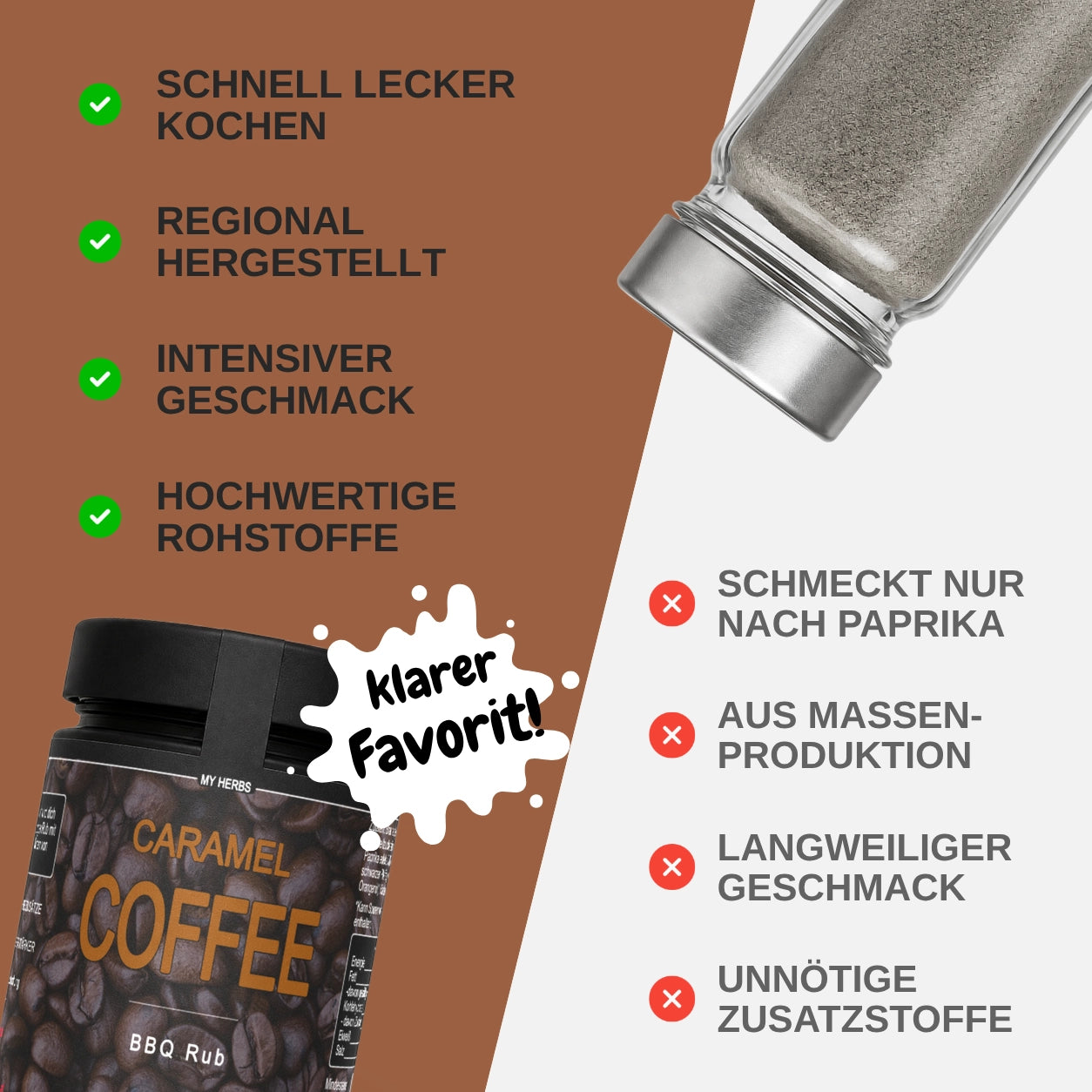 Coffee Caramel BBQ-Rub